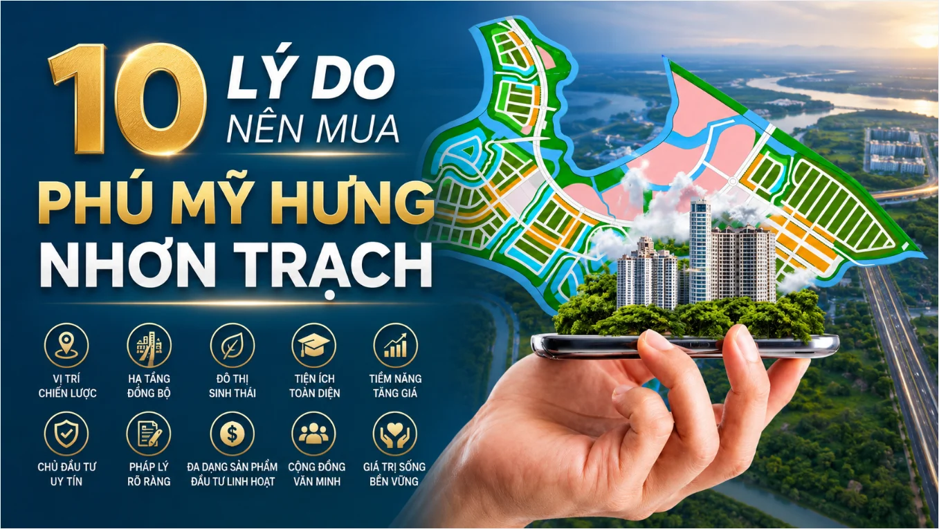 Top 10 lý do nên mua Phú Mỹ Hưng Nhơn Trạch
